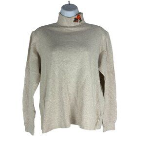 Classic Elements Women's Fall Turtleneck Sweater Size M Beige